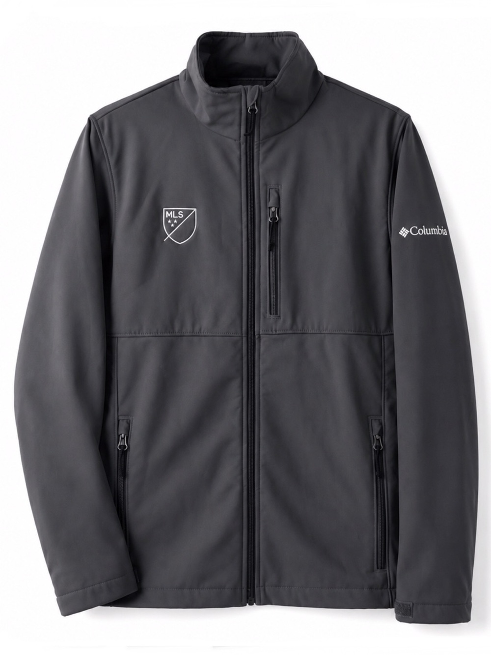 Columbia MLS Logo ‘Ascender’ Softshell Charcoal Jacket